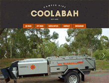 Tablet Screenshot of coolabahcampers.com